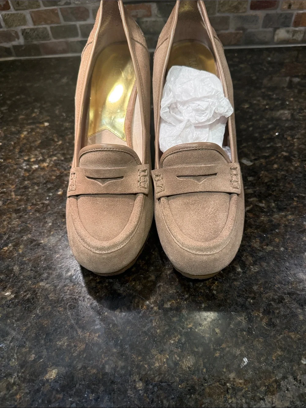 Michael Kors suede loafers